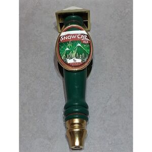VTG Pyramid Snow Cap Ale Beer Tap Wood Handle Hart Brewing Seattle Kalama WA Bar